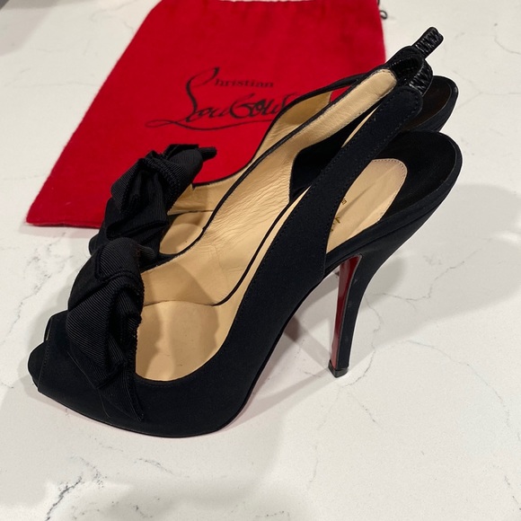 Christian Louboutin Open Toe Pumps - Picture 5 of 13